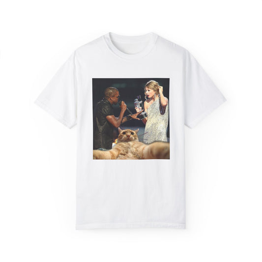 Kanye West and Taylor Swift Cat Selfie Comfort Colors Unisex T-Shirt